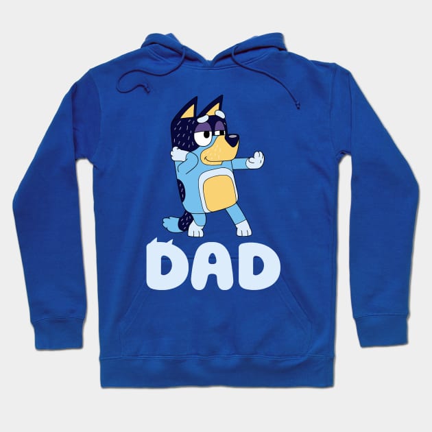 DANCING BLUEY DAD Hoodie by JigongNumpuk